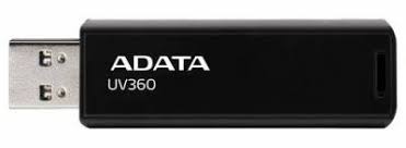 Adata Uv360 64gb Usb3.0 Flash Drive Black With Mirror Finish Capless Design With Side Thumb Sliding Lid + Integral Strap Mount – 53.3×17.9×7.4mm Read/Write : 100/30 Mb/Sec Support Linux Mac Os Support Free Ostogo + Ufdtogo + 60days Trial Norton Inter