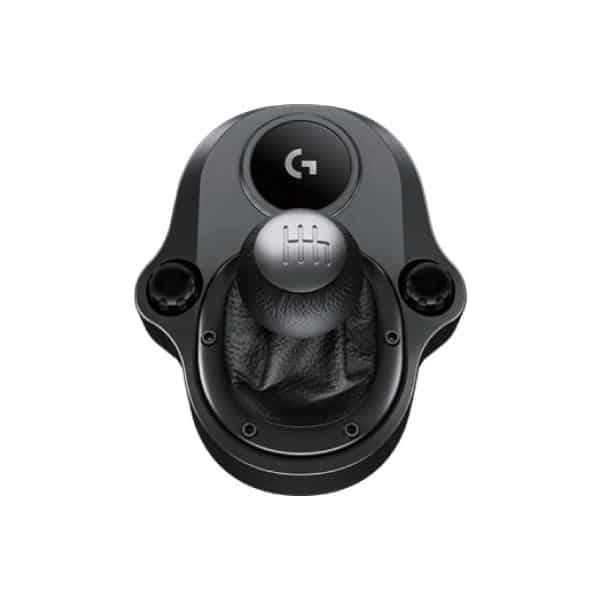 Logitech 941-000130 G920 Racing Wheel Driving Force Shifter For G920 / G29 – Six-Speed H-Pattern Shifter With Push-Down Reverse