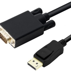 Gizzu 1080P DisplayPort to VGA Cable 1.8m Poly