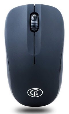 GoFreetech Wireless Basic 1600DPI Mouse – Black