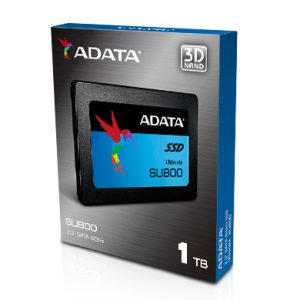 Adata Ultimate Su800 1000gb/1tb 2.5″ Sata6g Ssd 3d-Tlc – With 12gb Slc+ 1gb Ddr3 Caching With Raid Engine+Data Shaping Support + Ldpc (Low Density Parity Check) Ecc With Devslp (Device Sleep) Technology For Energy Saving Toggle Nand Flash Smi S