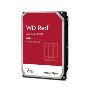 Westerndigital Red+ (Plus) For Nas Wd20efzx 2000gb/2tb 5400rpm 128mb Cache Sata6g 3d Active Balance Plus Support 8x Drive Bays 180tb/Year 1m Mtbf Sustained Data Rate – 175mb/Sec – 3 Years Warrenty