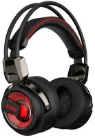 Adata Xpg Precog Gaming Headset ( Full Pack ) – Hybrid Electrostatic / Dynamic Dual Driver 7.1 Channel Detachable Enc Mic ( Environmental Noise Cancellation ) Rotatable Ear Cup + Auto-Adjust Headband 13.5mm Driver Electroplated Aluminum 5-20k Hz Typ