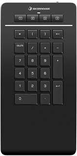 3d Connexion Numpad Pro – Numeric Keys + Extra 5x Customizable Arithmetic Operator Keys + 4x Dedicated Programmable Function Keys With On-Screen Display With Palm Rest Usb+Wifi+Bluetooth Wireless – Retail Pack