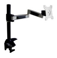 Aavara Ti110 Flip Mount For 1x Lcd – Grommet Base Support Extended Pole For Extra Lcd With 1 Arm / 2 Joints Ideal For Pos Application – 20 Tilt & Swivel Angle Adjustable 90 Rotation Pivot For Landscape Or Portrait Height Adjustable With Expertor