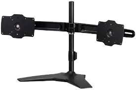Aavara Ts021 Flip Mount For 1x Lcd Stand ( Support Optional Arm Module For Kb Or Printer) – 20 Swivelable + 15 Tilt Angle Adjustable 90 Rotation Pivot For Landscape Or Portrait Height Adjustable With Expertorque Technology Smart Cable Management Alum