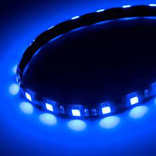 Bitfenix Bfa-Aal-50bk15-Rp Alchemy Aqua Led Strips – With Waterproof Rubber Protection + Tribright Led With Independent Ics For Each Led Bulb Support Daisy-Chain Connect For Mutiple Led Strips – Blue 15 Leds / 50cm