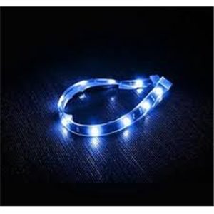 Bitfenix Bfa-Aal-20bk6-Rp Alchemy Aqua Led Strips – With Waterproof Rubber Protection + Tribright Led With Independent Ics For Each Led Bulb Support Daisy-Chain Connect For Mutiple Led Strips – Blue 6 Leds / 20cm