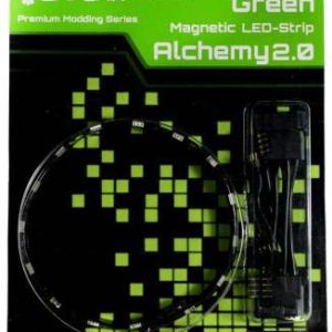 Bitfenix Bfa-Acl-30gk15-Rp Alchemy Connect Led Strips – With Tribright Led With Independent Ics For Each Led Bulb Support Daisy-Chain Connect For Mutiple Led Strips – Green 15 Leds / 30cm
