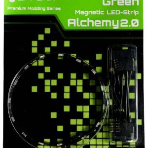 Bitfenix Bfa-Acl-12gk6-Rp Alchemy Connect Led Strips – With Tribright Led With Independent Ics For Each Led Bulb Support Daisy-Chain Connect For Mutiple Led Strips – Green 6 Leds / 12cm