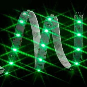 Vizo Led-Gr-1000w – Led Strips – Green 60 Leds 100cm With Waterproof Rubber Protection – To Be Mounted Anywhere Via Double Tape