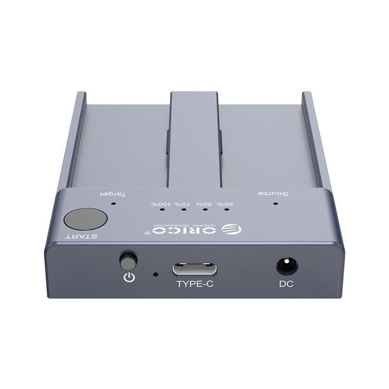 ORICO M.2 NVMe 2 Bay USB3.1|4TB Max Duplicator – Grey