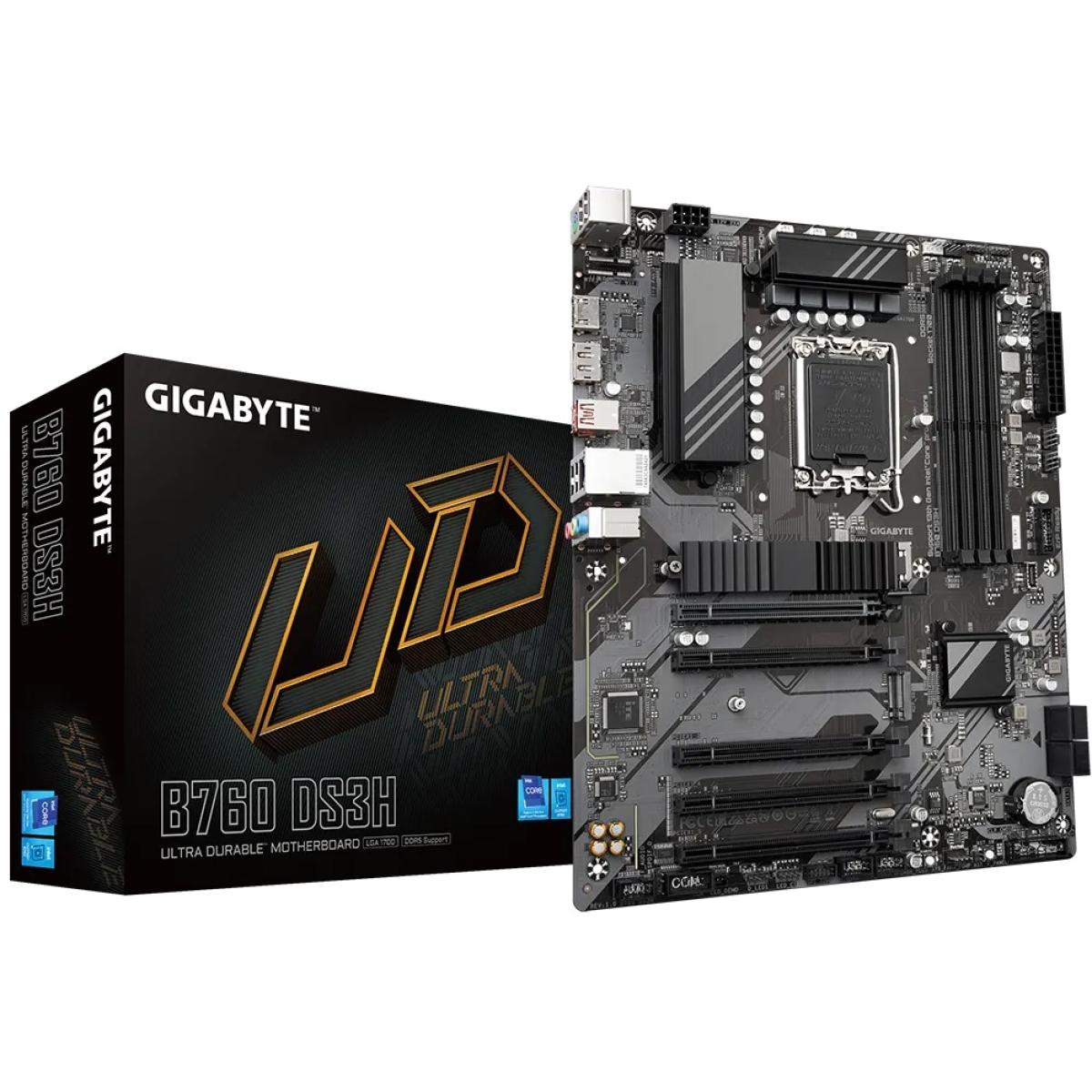 Gigabyte A620m Ds3h : Amd Am5 Mb – With 5+2+2 Phase Digital Vrm Addressable Led Strip Support On-Board Multi-Key Buttons 2x Copper Pcbs Design Mosfet Heatsinks Smartfan6 With 5x Temperature Sensors + 3x Hybrid Fan Headers- Amd A620 Chipset 4x Dual C