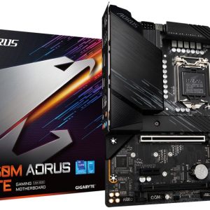 Gigabyte B560m Aorus Elite Micro-Atx : All-In-One Lga1200 (Rocket Lake + Comet Lake) Mb – With 12+1 Phase Digital Vrm Pre-Mounted I/O Shield With Thermal Armor + Rgb Fusion 2.0 Addressable Led Strip Support Smartfan6 With 6x Temperature Sensors + 5x H
