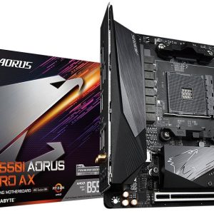 Gigabyte B560m Aorus Pro Ax Micro-Atx + Wifi : All-In-One Lga1200 (Rocket Lake + Comet Lake) Mb – With 12+1 Phase Digital Vrm Pre-Mounted I/O Shield With Thermal Armor + Rgb Fusion 2.0 Addressable Led Strip Support Smartfan6 With 6x Temperature Sensors