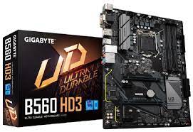 Gigabyte B560 Hd3 : All-In-One Lga1200 (Rocket Lake + Comet Lake) Mb – With 6+2 Phase Digital Vrm Smartfan5 With 6x Temperature Sensors + 4x Hybrid Fan Headers Solid Pin Power Connectors ( Atx 24+8pin ) With 2x Thunderbolt Card Connectors- Intel B560 C