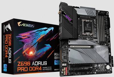 Gigabyte B660m Aorus Pro Ddr4+ Wifi : All-In-One Lga1700 Alder Lake Mb – With 12+1+1 Phase Digital Vrm Hybrid Core Optimization Pre-Mounted I/O Shield With Thermal Armor + Rgb Fusion 2.0 With On-Board Rgb Display ( Multi Zones ) Addressable Led Strip