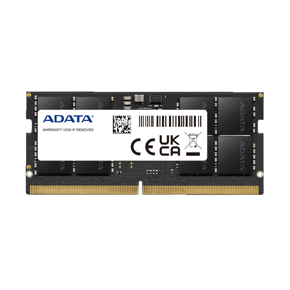 Adata Ad5s480032g Ddr5 Nb So-Dimm Valueram 32gb Ddr5-4800 Single Rank X8 Cl40 – 262pin Built-In Ecc 1.1v – Lifetime Warranty – Retail Pack