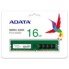 Adata Ad4u3200716g22 / Ad4u320016g22 / Gd4u3200316g Value 16gb Ddr4-3200 (Pc4-25600) Cl22 – 288pin 17gb/Sec Memory Bandwidth 8-Layer Pcb 1.2v – Lifetime Warranty – Retail Pack