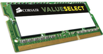 Corsair Cmso4gx3m1c1333c9 Valueselect 4gb So-Dimm 204 Pin – Ddr3-1333 Cl9 1.35v / 1.5v Dual Voltage – Lifetime Warranty