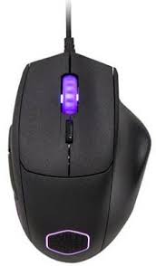 Coolermaster Sgm-2007-Klon1 Mastermouse Mm520 – Black ( Matte With Uv Coating ) With Customizable Rgb (16.8m Color) Led In 3 Zones Ergonomic Style With Molding And Side Rubber Grips For Palm 2mm Lod ( Lift Off Distance ) Adjustable 6 Programable Butto