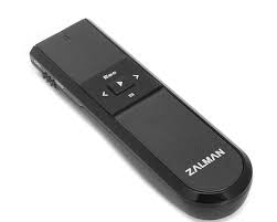 Zalman Zm-P100 Cordless Presenter – 2.4ghz Rf – With Red Laser Pointer Ranged 15m 7x Buttons ( Slide Backward/Forward Play Black Screen Esc Volume Control . )
