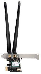 D-Link Dwa-X582 Wireless Ac3000 Dual Band Pci-E Adapter 2.4/5ghz 802.11ax 3000mbps (2402+574) 2x 5dbi Detachable Antennas