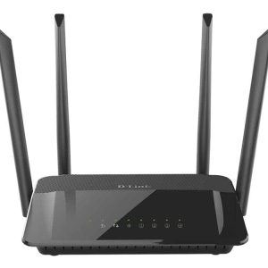 D-Link Dir-822 Dual-Band Router 2.4+5ghz 1200mbps (300+867) Wireless Router With 4 Port 10/100 Switch 8mb Flash + 646mb Ram – 2tx2r 4x External High Powered Mu-Mimo Antenna