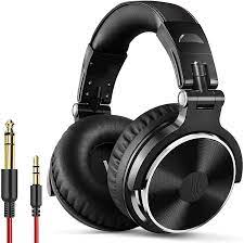 Oneodio Pro 10 Professional Wired Over Ear DJ and Studio Monitoring Headphones – BK