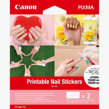 Canon Nl-101 – 2 Sheets ( 24x Stickers ) – Compatible With Ts704/Ts705/Ts8240/Ts8250/Ts8251/Ts8252/Ts9550/Ts9551/Ts9540/Ts9541