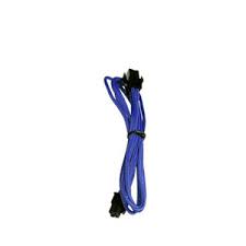 Bitfenix Bfa-Msc-4atx45bk-Rp Alchemy Multisleeved(4) Cable – 45cm – 4pin Atx Psu-Mb Extension Cable – Blue