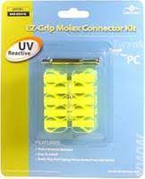 Vantec Mck-Iouv-Yl Ez-Grip Molex Connector Kit – Uv Reactive Yellow ; 10 Molex Connector With One Molex Remover