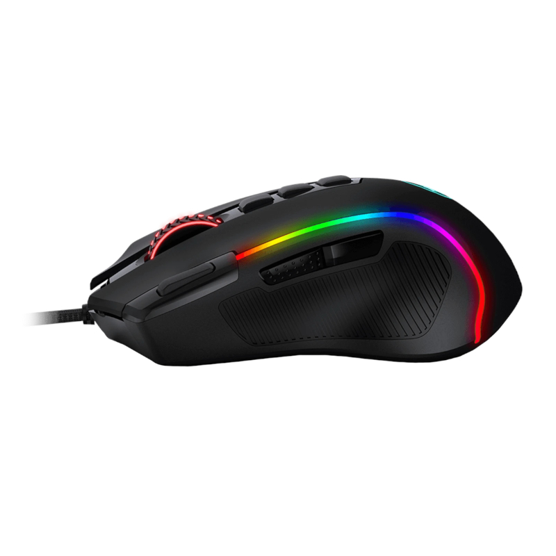 REDRAGON PREDATOR 4000DPI RGB Ergo Gaming Mouse – Black