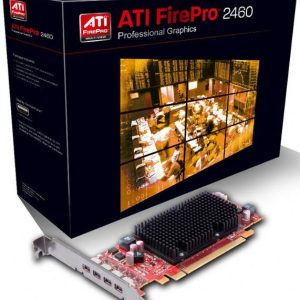 Amd Firepro 2460 – For Professional 2d Commerical Graphics – 4x Outputs Silent With Passive Cooling Fanless Design Standard + Extra Low-Profile Dual Bracket Pci-E (16x) – Hardware Opengl+Directx 80x Shader Units 96 Gigaflops Core/Memory : 600/1200m