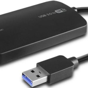 Vantec Nbv-410du3 Usb3.0 To 4k Displayport Ideal For Desktop Or Notebook Support Upto 4k Uhd ( 3840×2160 ) Usb-Powered ( No Ac-Adapter ) Support Mirror / Extended / Multi-Screen Mode – Support Upto 6 Display With 6 Units 83x47x14mm Black