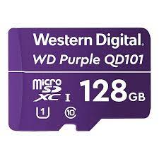 Westerndigital Microsdxc Purple Wdd128g1p0c Qd101 / Wdd128g1p0cs 128gb ( No Sd Adapter ) Endurance Series Designed For Video Recording / Nvr Supports -25c To 85c Temperature Range 15x11x1mm Uhs-I U1 ( Uhs-I / Sd3.0 ) Class10 – 3 Years Warranty With