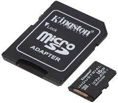 Kingston Sdcit2/16gb 16gb Micro Sdhc ( 15x11x1mm ) With Sd Adapter – Industrial Grade For Extreme Condition ( Operating Temperature Rating Of -40c To 85c ) – Uhs-I U3 ( Uhs-I / Sd3.0 ) With Sdmi Read/Write : 100/80mb/Sec – 3 Years Warranty With 480 Tbw