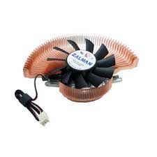 Zalman Vf100 Alcu Oem Pack – Aluminum + Copper Fin ; 2 Ball Bearing 65mm Fan ; Speed: 1350/ 2650 Rpm ; Noise Level : 18.5/ 28.5db 180g – Pls Note : Not To Be Used With Matrox