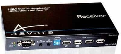 Aavara Pb5000-R+E Receiver With Poe Support ( No Ac-Adapter Required ) – Hdmi Over Utp 1080p Broadcaster Via Gigabit Network Switch ( 802.11q Vlan+Igmp Required ) With Ir ( Infrad Remote ) Pass-Through Supprt – 1x Utp In From Network Switch + 1x Hdmi-Out