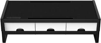 ORICO 14cm Desktop Monitor Stand with Drawers – Black