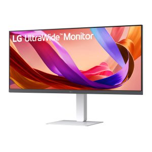 Lg Ultrawide 34" Fhd Ips White Monitor 100hz Usb-C Incl Speaker