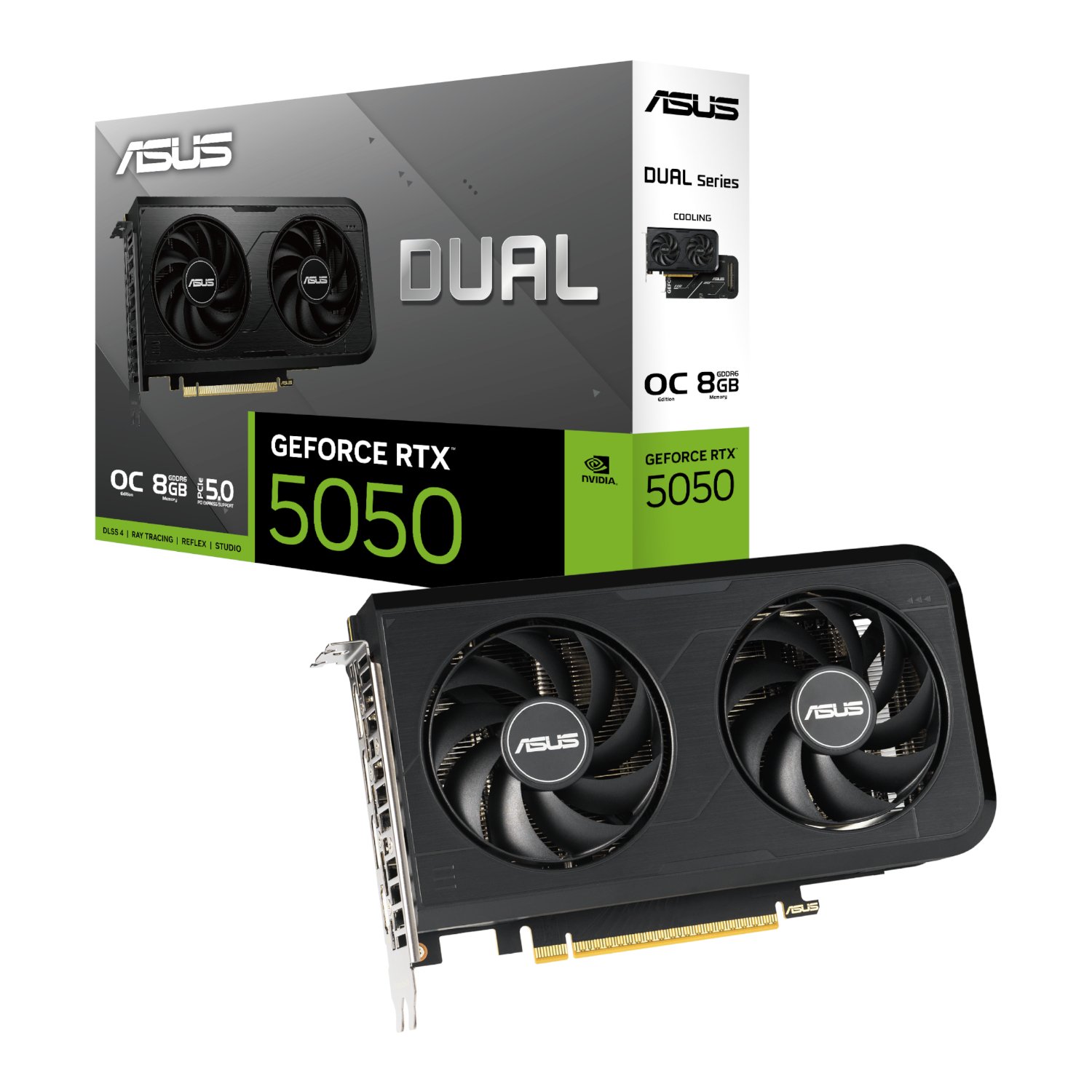 Asus Nvidia Geforce Rtx 5050 Dual Oc 8gb Gddr6 Graphics Card