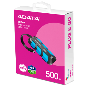 Adata 500g Sc740 Type-C Gen2