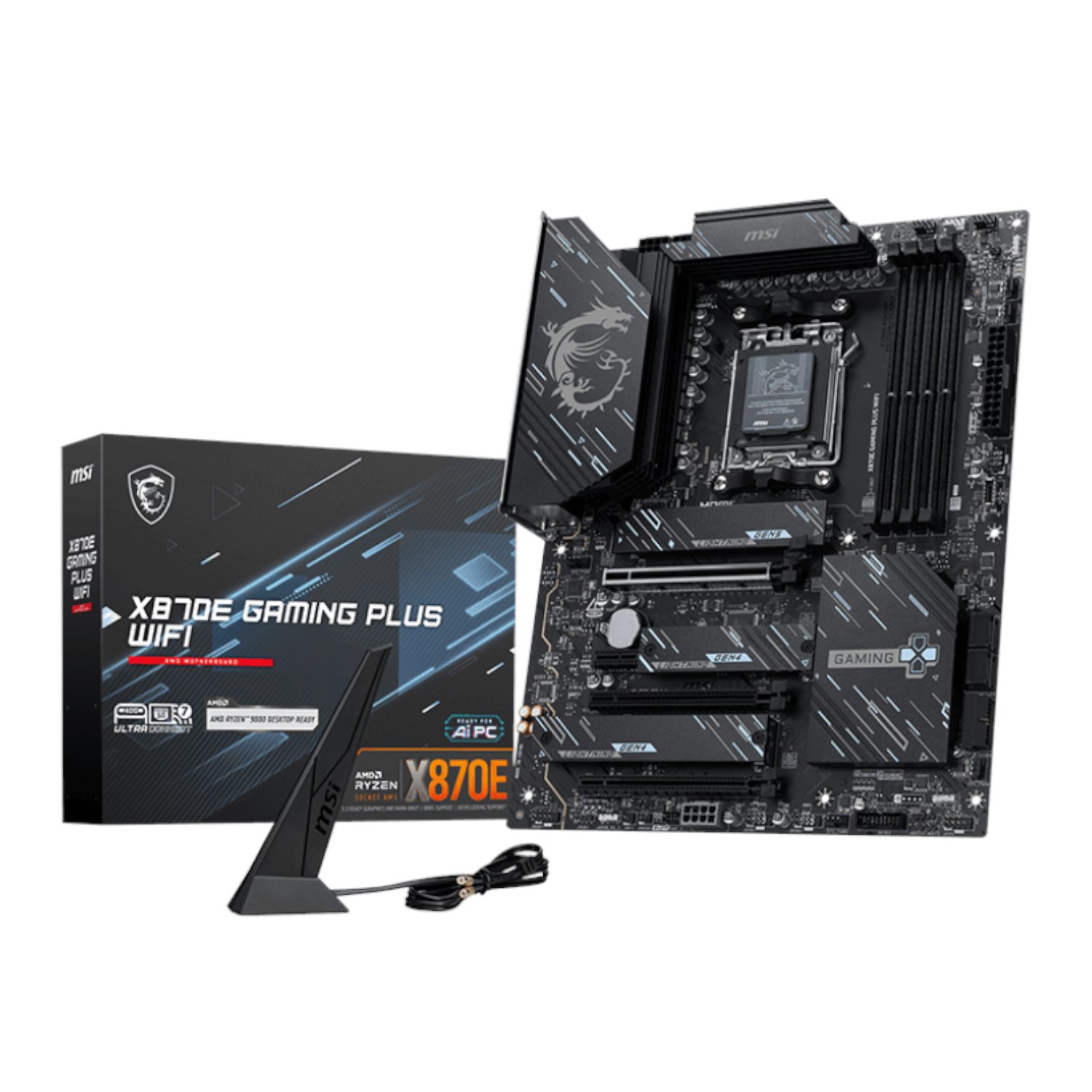 Msi X870e Gaming Plus Wifi Am5 Atx Gaming Motherboard
