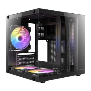 Antec Vcx10m Rgb Micro-Atx | Itx Argb Mini -Tower Gaming Chassis - Black