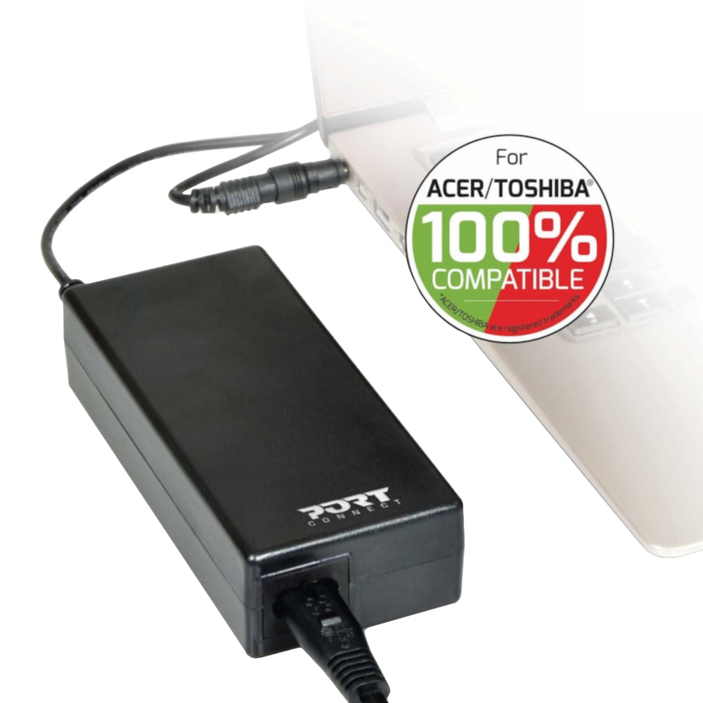 Port Connect 65w Notebook Adapter Acer And Toshiba