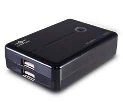 Vantec Van-520bb-Bk Power Cube 5200 - Black , Universal Mobile Device Battery , 5200mah , 5v/0.8a Input + 5.3v / 2.1a Dual Output , For Apple Idevice + Other Mobile Devices , 86x58.5x23.5mm , 146g
