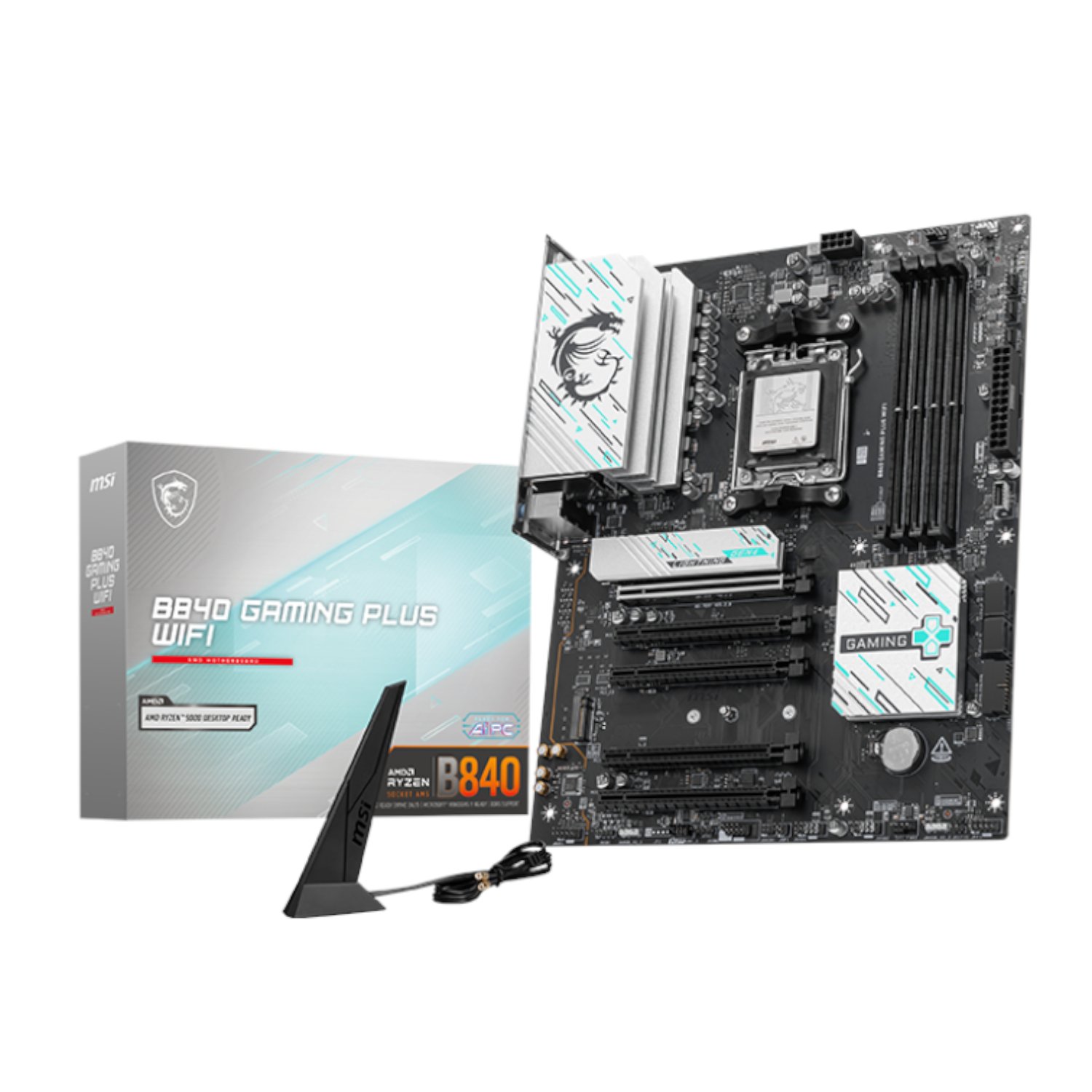 Msi B840 Gaming Plus Wifi Am5 Atx Gaming Motherboard