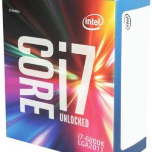Intel Lga2011 Broadwell-E I7-6800k ( Support Single Cpu Socket ) - 6 Core+Hyper-Threading / 12 Threads 3.4ghz / 3.8ghz Turbo Boost 28x Pci-Express Lanes 5gt/S -1x Qpi Vt-X + Aes-N Vt-D + No Txt Built-In Quad Channel Ddr4-2133 Memory Controller Supp