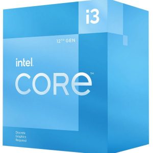 Intel Alder Lake Lga1700 I3-12100f - 4x Performance-Cores With Hyper-Threading / 8 Threads No Energy-Efficient-Cores P-Core : 3.3ghz / 4.3ghz Boost 10nm Sse4 Avx2 Bmi Fma3 Sba Vpro Tsx Vt-X + Vt-D + Aes-N Built-In Dual Channel Ddr5-4800 / Ddr4-3